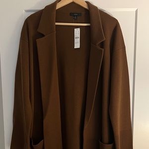 j crew sweater blazer